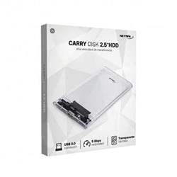[EIK-NM-CASE-TR] NETMAK CARRY DISK EXTERNO TRANSPARENTE / 2.5" SATA USB 2.0 NM-CASE-TR