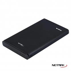 [EIK-NM-CASE-AL] NETMAK CARRY DISK EXTERNO DE ALUMINIO / 2.5" SATA USB 2.0 NM-CASE-AL