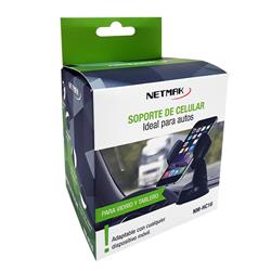 NETMAK SOPORTE CELULAR UNIVERSAL P/AUTO NM-HC16
