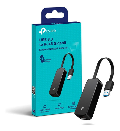 TP-LINK TARJETA DE RED TP-LINK USB A ETHERNET GIGABIT RJ45 UE306