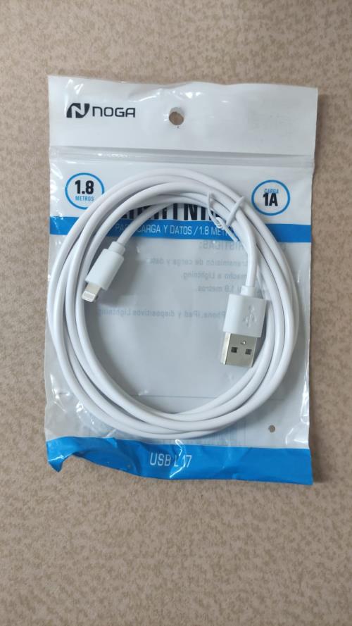 NOGA NET CABLE USB 2.0 A LIGHTNING (IPHONE) 1.8MT - NOGA