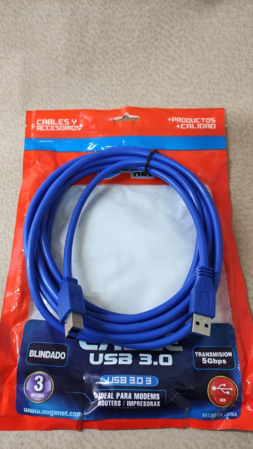 NOGA NET CABLE USB 3.0  3 MTS - NOGANET 5GB/S