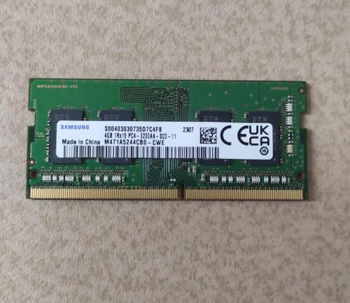 [MTS-09546] SAMSUNG MEMORIA SODIMM DDR4 4096 3200 MHZ SAMSUNG