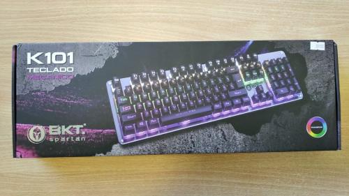 [MTS-09130] BKT TECLADO BKT GAMER MULTIMEDIA K101 RETROILUMINADO MECANICO 105 TECLAS