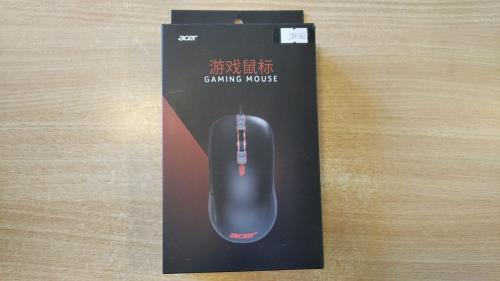 [MTS-09162] ACER MOUSE ACER GAMMER OMW940 USB BLACK - 6 BOTONES - 6400 DPI - CABLE TELA