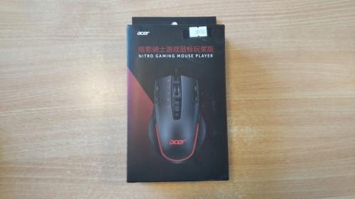 [MTS-09163] ACER MOUSE ACER GAMMER OMW950 USB BLACK 11 BOTONES - CABLE TELA - 4000DPI