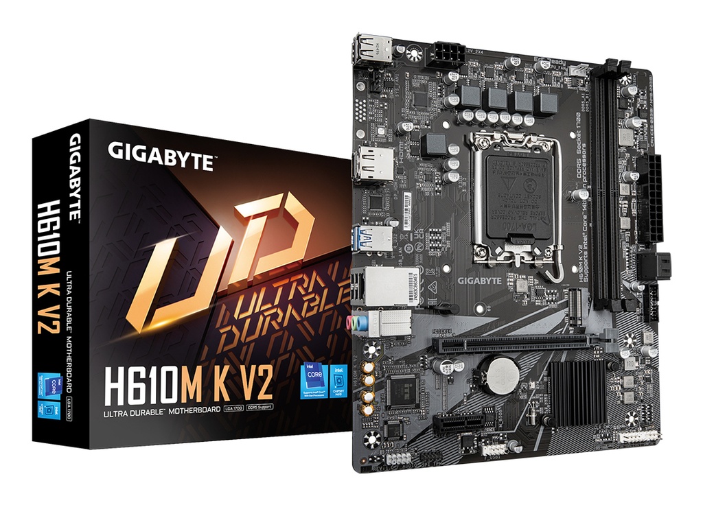 MB GIGABYTE S1700 H610M K V2 DDR5 BOX M-ATX