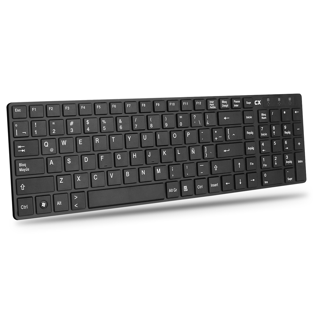 TECLADO CX SLIM WK-718 TECLA CHOCOLATE USB
