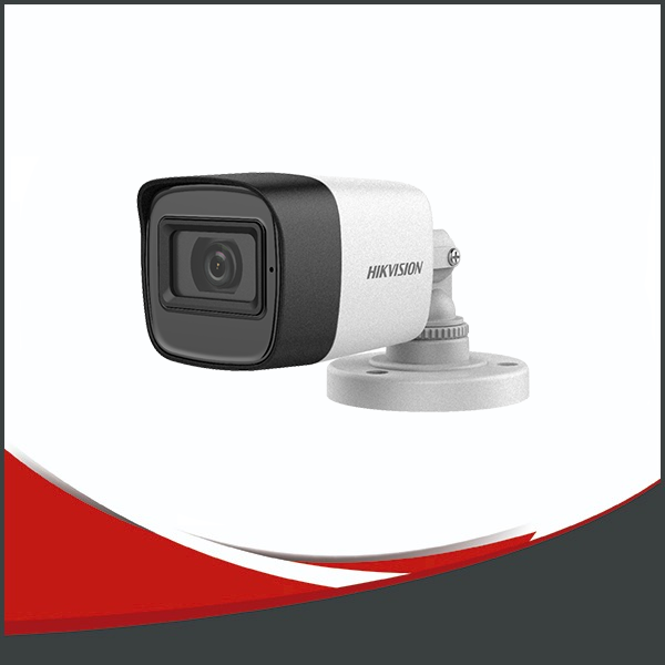 CAMARA HIKVISION BULLET 2MP. METALICA.LENTE 2.8MM, EXTERIOR. MICROFONO INCORPORADO. EXIR 30M. IP 67