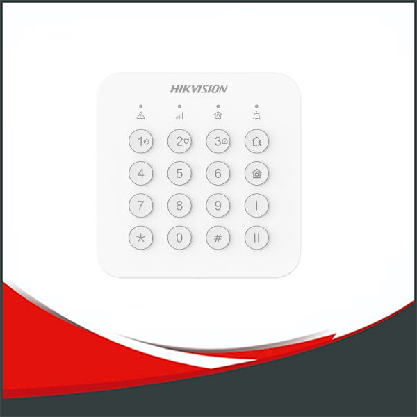 TECLADO AXHOME DE HIKVISION, LED INDICADOR, FUNCIONES DE ALARMA DE FUEGO, PANICO Y MEDICA.