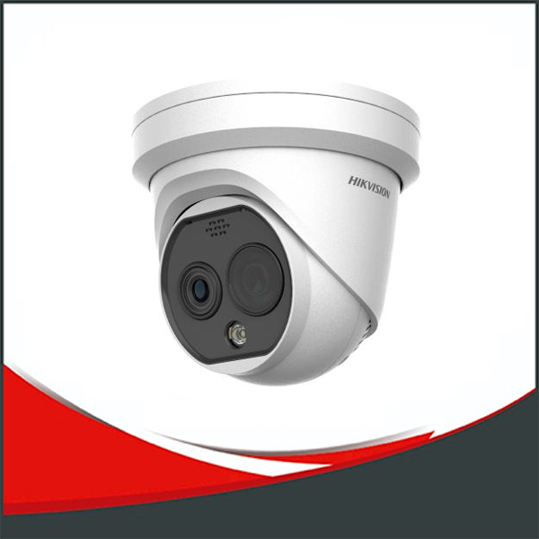 CAMARA HIKVISION TERMOGRAFICA, FORMATO DOMO, DOBLE LENTE.
