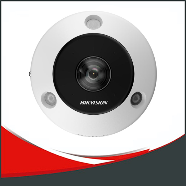 [SEGC-DS-2CD6365G1-IVS] CAMARA HIKVISION IP OJO DE PEZ 6MP, IMAGEN PANORAMICA, IP67 IK10, 15M IR, POE.