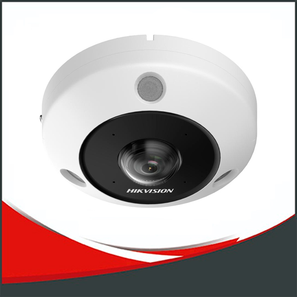 [SEGC-DS-2CD63C5G1-IVS] CAMARA HIKVISION IP OJO DE PEZ 12MP, IMAGEN PANORAMICA, IP67 IK10, 15M IR, POE.