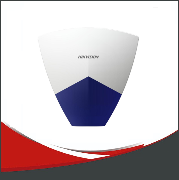 [SEGC-DS-PS102X BLUE] SIRENA CABLEADA HIKVISION AX HYBRID PRO, IP55, 9 a 16VDC, 110DB/1M, AZUL, DIMENSIONES 221x215x51MM.