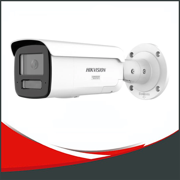 [SEGC-DS-2CD2T47G3LIS2UYSL] CAMARA IP HIBRIDA BULLET 4MP,COLORVU3.0,LENTE 2,8MM,IP67,IR 60M,SD 512GB,ESTROBO,ANTICORROSIVA,POE