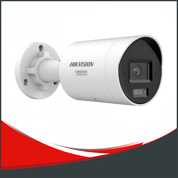 CAMARA IP HIBRIDA BULLET 8MP,COLORVU3.0,LENTE 2,8MM,IP67,IR 40M,SD 512GB,ESTROBO,ANTICORROSIVA,POE