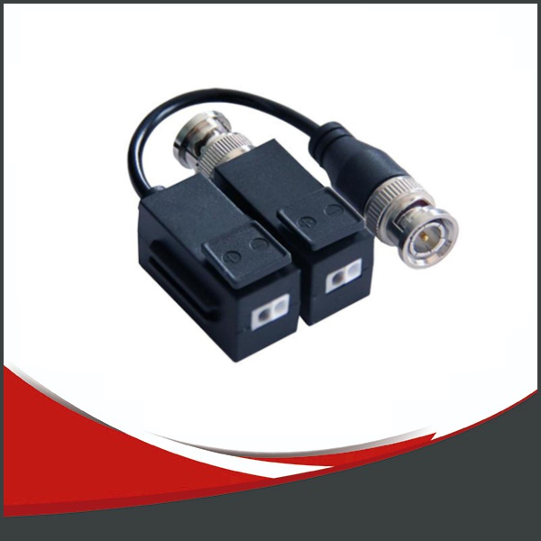 JUEGO DE BALUN PASIVO CON CLIP UTP VIDEO TRANSEIVER (1 CON CHICOTE DE CABLE), CAT 5E/6, MULTINORMA.