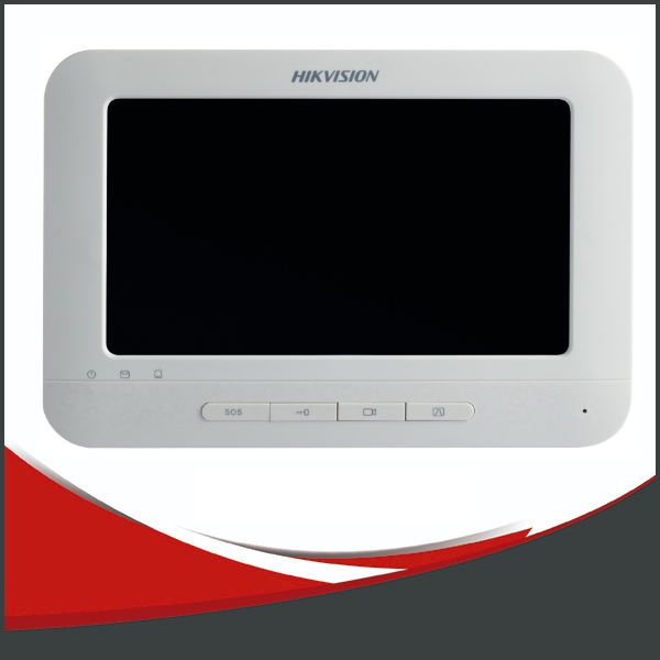 [SEGC-DS-KH6220-LE1] PANTALLA HIKVISION COLOR DE 7" PARA VIDEO PORTERO ANALOGICO, NO TACTIL .