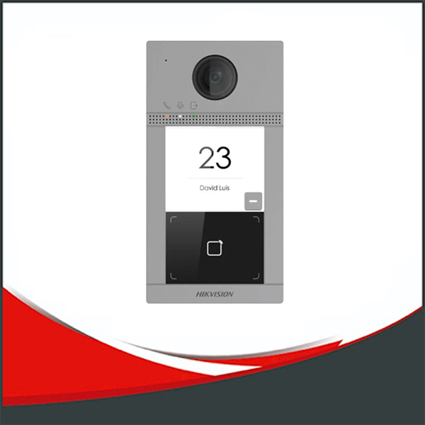 [SEGC-DS-KV8113-WME1(C)] PORTERO HIKVISION IP WIFI DE METAL, 2MP, IK08, IP65, POE, SOPORTA TARJETAS MIFARE