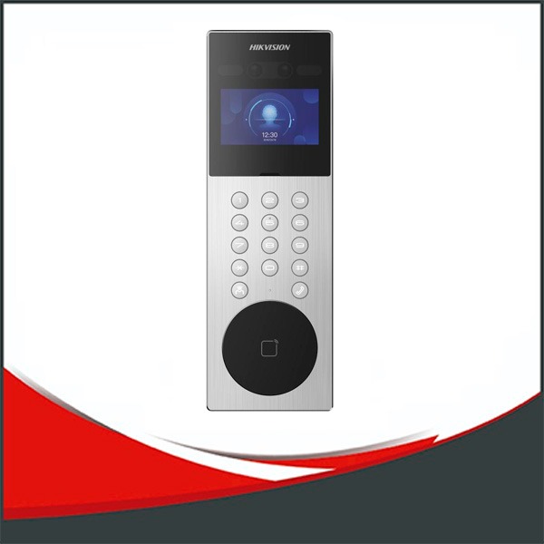 FRENTE VIDEO PORTERO IP METALICO PARA EDIFICIOS HIKVISION, 2MP, APERTURA P/RECONOCIMIENTO FACIAL.