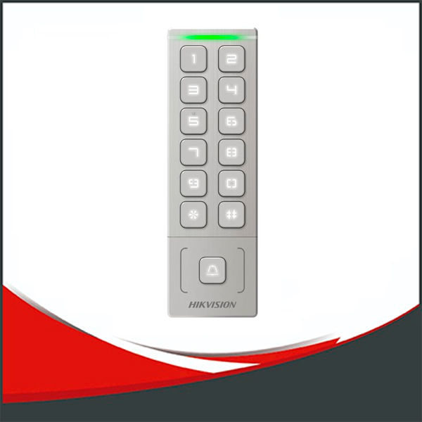 LECTOR DE TARJETAS CON TECLADO Y TIMBRE, IP65, SOPORTA WIEGAND 26/34.