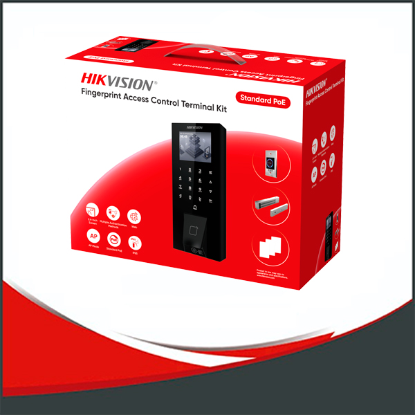 [SEGC-DS-KAS807] KIT LECTOR DE HUELLAS, INCLUYE, DS-K1T807MBFWX-QRE1, DS-K4H255S, DS-K4H255-LZ, DS-K7P07.