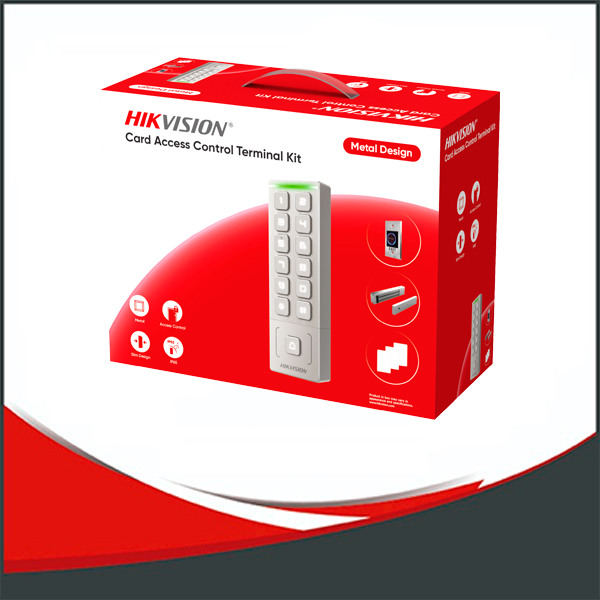 KIT LECTORA DE TARJETAS CON TECLADO, INCLUYE, DS-K4H255S, DS-K4H255-LS, DS-K7P07.