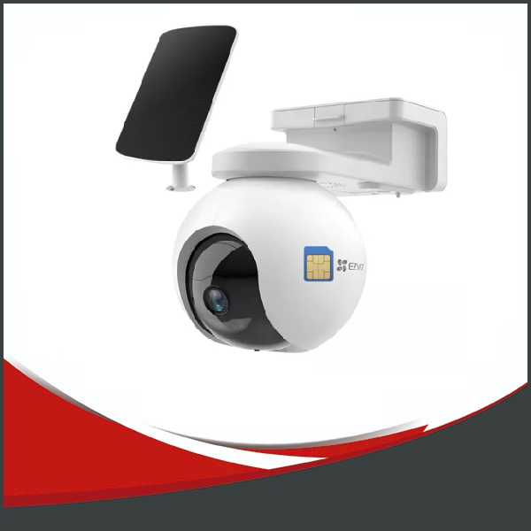 [SEGC-CS-EB8/SP-R100] CAMARA 4G EZVIZ (EB8+PANEL), RESOLUCION DE 2K, CON PANEL SOLAR INCLUIDO, BATERIA DE 10400mAh, IP65, MICRO SD HASTA 512G.