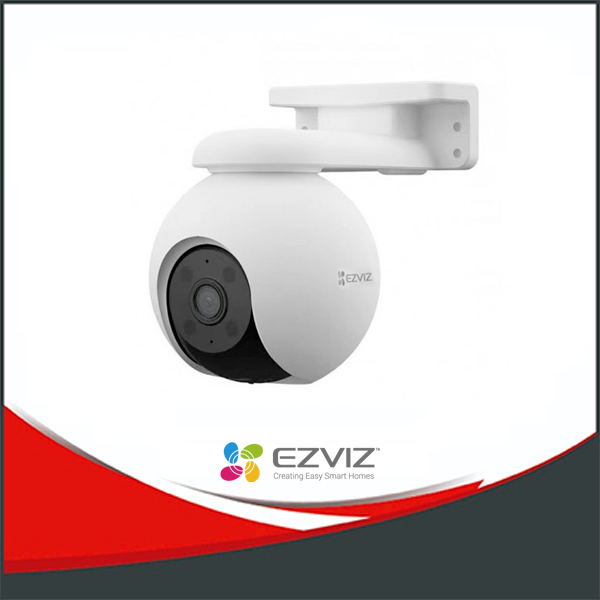 CÁMARA IP EZVIZ (H8 PRO 3K),360°, DETECCION PERSONAS Y VEHICULOS, VISION NOCTURNA A COLOR, IP 67, MICRO SD HASTA512MB