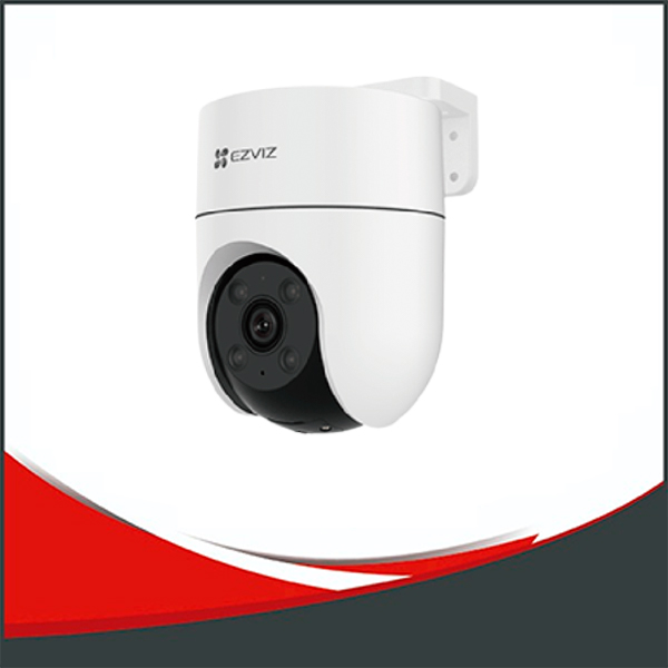 CÁMARA IP EZVIZ PT WIFI (H8c 3MP), LENTE 4MM, IR 30M. VISION NOCTURNA A COLOR. H.265 SLOT HASTA 512GB. MICROFONO.