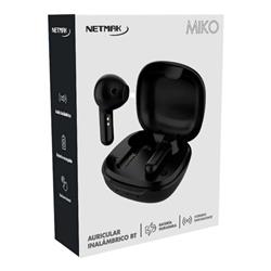 [EIK-NM-MIKO] NETMAK AURICULAR BLUETOOTH IN-EAR /NEGRO / NM-MIKO