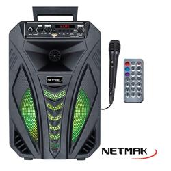[EIK-NM-XTASYS] NETMAK PARLANTE BLUETOOTH KARAOKE 8'' C/MIC NM-XTASYS
