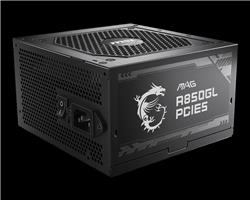 [EIK-MAG_A850GL] FUENTE MSI MAG A850GL 850W/80 PLUS GOLD/PCIE5/MODULAR (CABLE POWER AMERICANO)