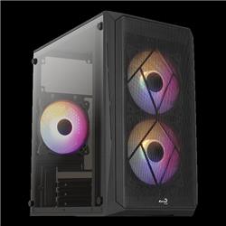 [EIK-ACCS-PC14031.11] GABINETE AEROCOOL CS-107-A-BK-V2 FRGB (MICRO-ATX/MINI-ATX) (3FAN/ACRILICO/GPU 286MM)