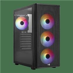 [EIK-ACCM-ES05043.11] GABINETE AEROCOOL DESIGNER-G-BK-V1 FRGB (ATX/MICRO ATX/MINI ITX) (4FAN/VIDRIO/GPU 345MM)