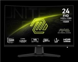 MONITOR MSI CURVO 24" MAG 242C 1500R (1920X1080) VA 180HZ