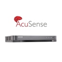 DVR HIKVISION ACUSENSE DE 4 CH + 2 IP, 2MPX CON DETECCIÓN DE ROSTROS Y VEHICULOS. 1HDD HASTA 10TB.