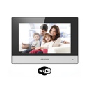 PANTALLA TÁCTIL HIKVISION COLOR DE 7" PARA VIDEO PORTERO IP. WIFI. ADMITE ANDROID, MEMORIA INTERNA