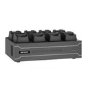 DOCK STATION HIKVISION, HASTA 8 PUESTOS DE BODYCAM, SOPORTA 4 DISCOS DE HASTA 8TB CADA UNO.