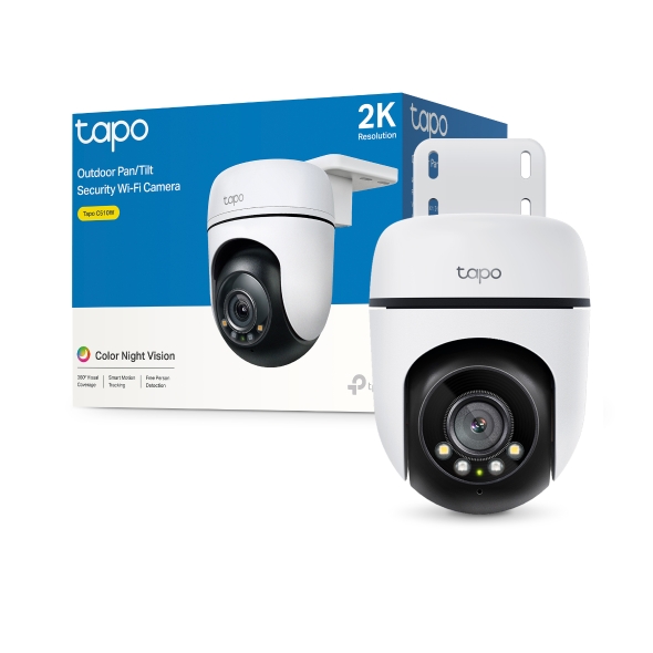 TP-LINK CAMARA IP WIFI 2K C/MOVIMIENTO Y LUZ TAPO C510W /EXTERIOR