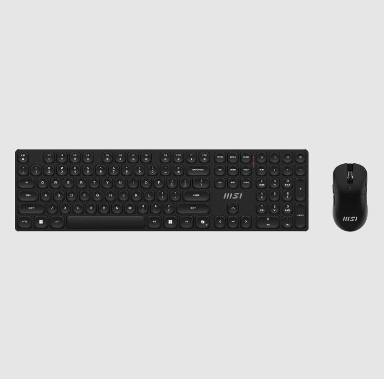 COMBO TECLADO + MOUSE INALAMBRICO MSI FORGE K210 W LS /NEGRO