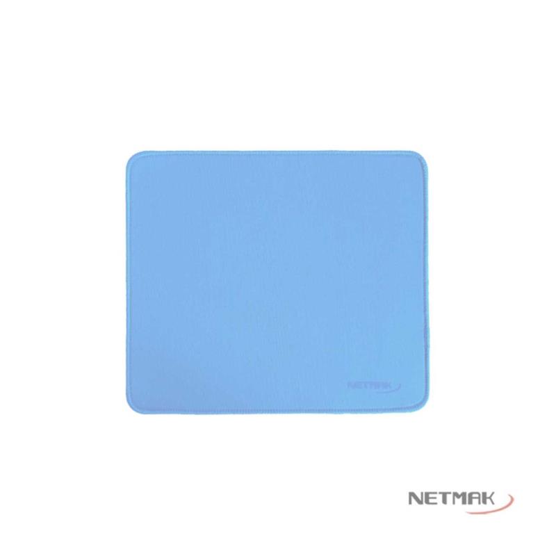 NETMAK PAD MOUSE CON LATERALES BORDADOS AZUL NM-PAD2