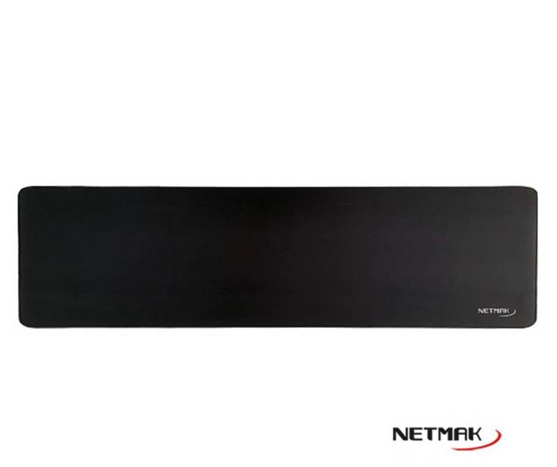 NETMAK PAD MOUSE GAMER GRANDE 70X30CM / NEGRO/ NM-PADXL
