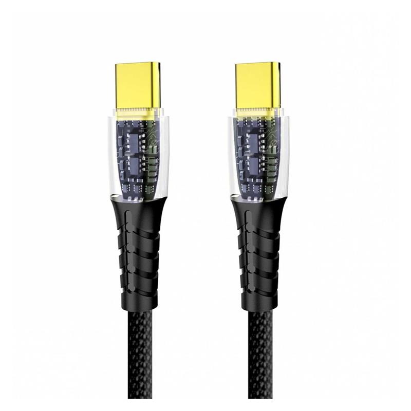 NETMAK CABLE USB-C A USB-C 1M 60W NM-122