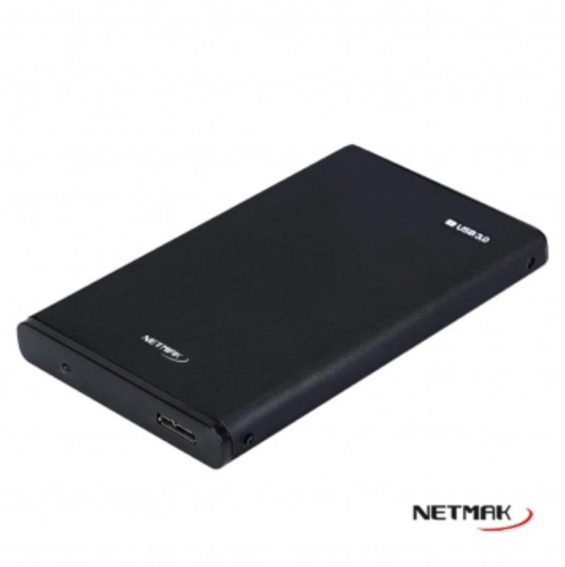 NETMAK CARRY DISK EXTERNO DE ALUMINIO / 2.5" SATA USB 2.0 NM-CASE-AL