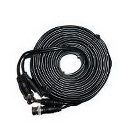PCBOX CABLE COAXIL P/CAMARA 20 MTS PCBOX C/ CONECTORES BNC Y PLUG DE ALIMENTACION