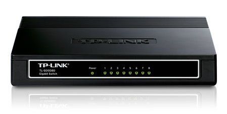 TP-LINK SWITCH TP-LINK 8 PUERTOS 10/100/1000 RACK (TL-SG1008)