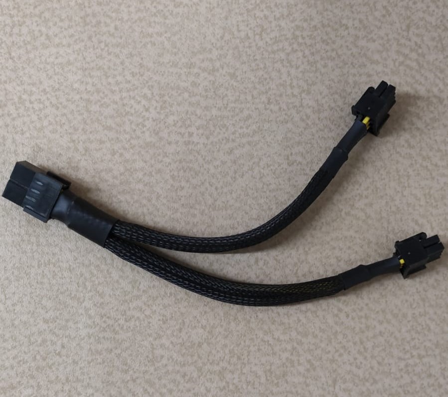 WINSTAR SPLITTER PCI-E MALLADO 8 PIN A 6+2 MINERIA REFORZADO (RIG)