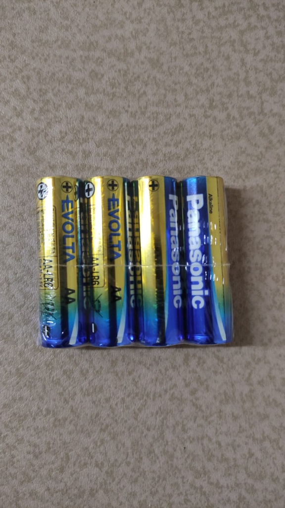 PANASONIC PILA  ALCALINA E-VOLTA LR06 AA 1.5V PANASONIC TERMOSELLADO X4