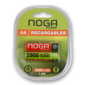 NOGA NET PILA RECARGABLE AA 2900 MA METAL NOGANET X2